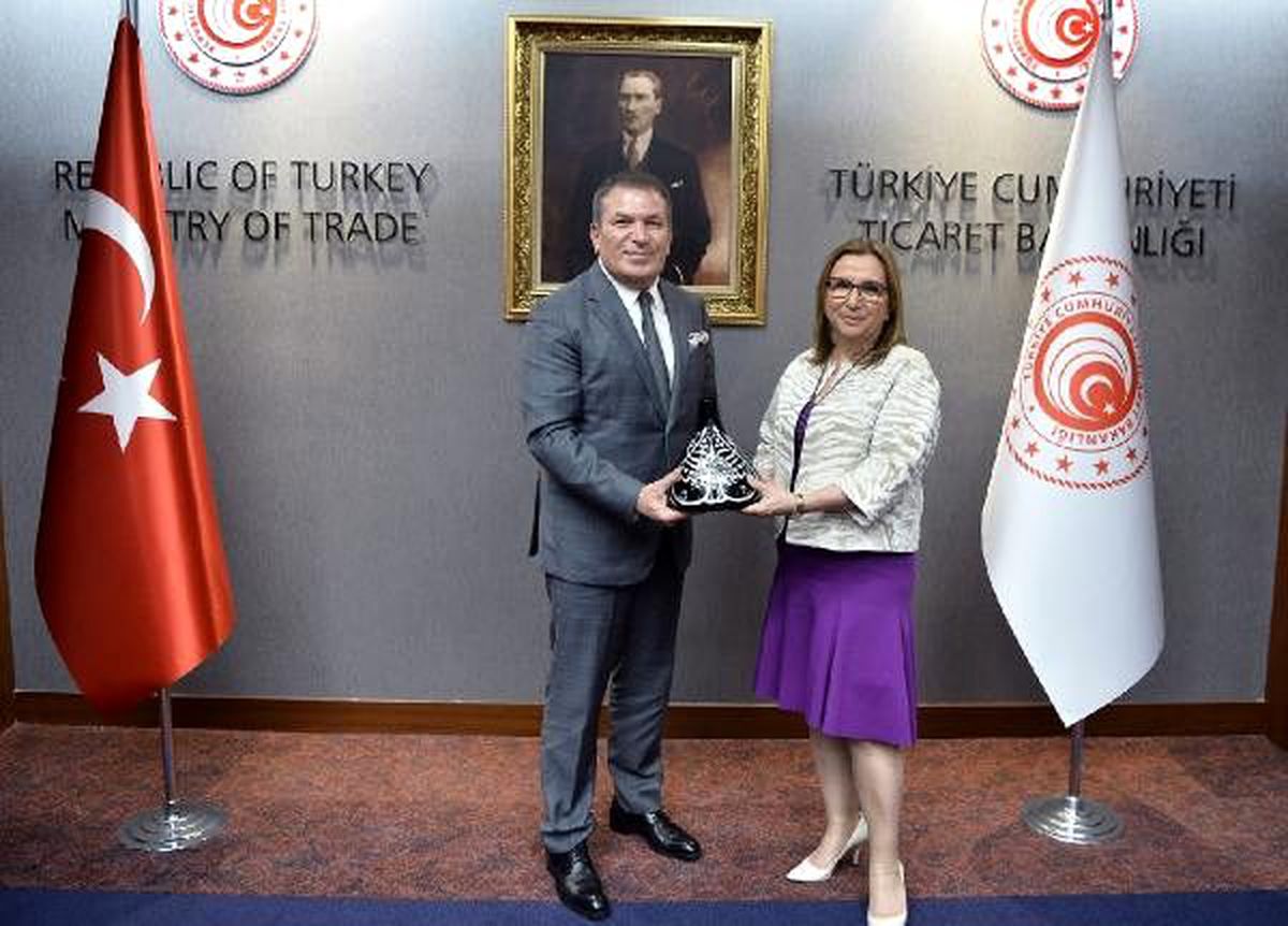 İstanbul Hububat Birliği Bakan Pekcan'ı ziyaret etti