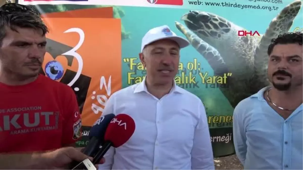 MERSİN Caretta carettaların yuvalama alanında temizlik