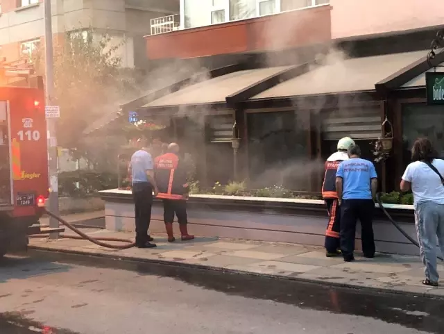 Başkent'te restoranda yangın çıktı
