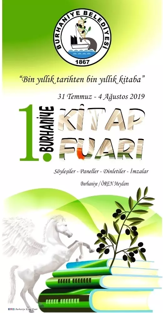Burhaniye'de kitap fuarı açılıyor