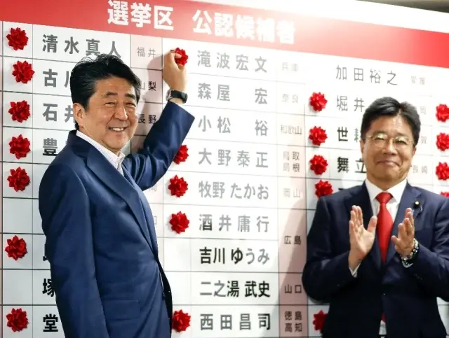Japonya'da üst meclis seçimlerini Abe kazandı
