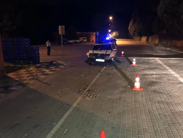 Mekan sahibine çarpıp kaçtı jandarmaya yakalandı