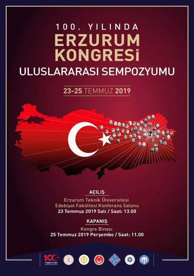 Erzurum Kongresi 100'üncü yılında uluslararası sempozyumu düzenlenecek