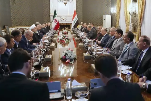 Irak Başbakanı Abdülmehdi, Ruhani ile görüştü