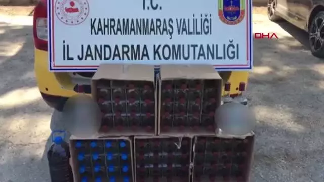 KAHRAMANMARAŞ'TA KAÇAK İÇKİ OPERASYONU 2 GÖZALTI