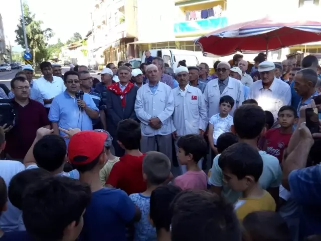 Pazarlar'da hac kafilesi kutsal topraklara dualarla uğurlandı