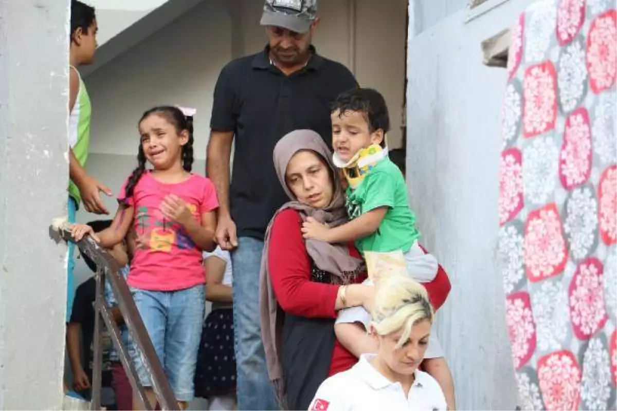 Pencereden düşen çocuk yaralandı