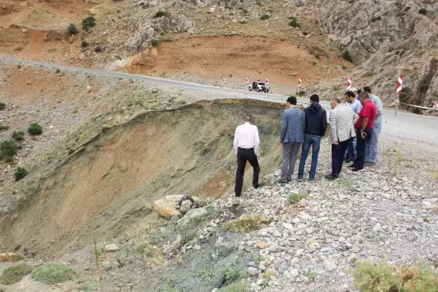 Yahyalı'da çöken turizm yolu yeniden yapılıyor