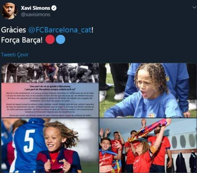 Barcelona'nın genç yıldızı Xavi Simons takımdan ayrıldı