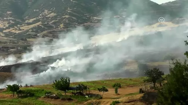 Makilik alanda yangın