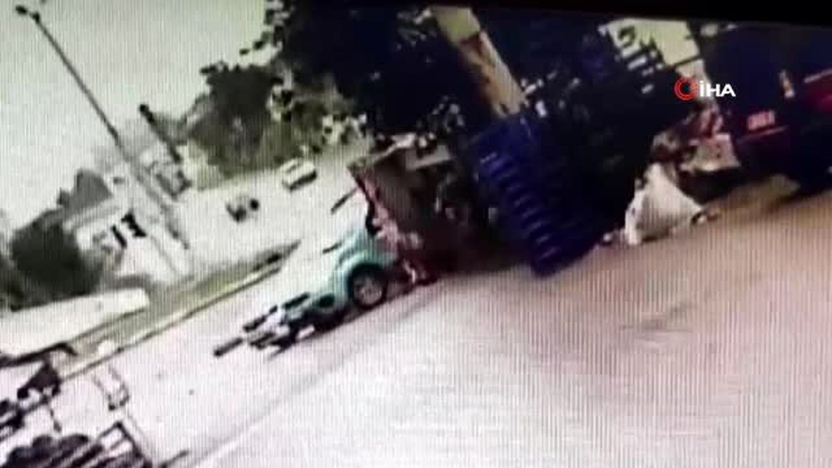 3 kişinin öldüğü dehşet kaza kamerada