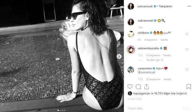 Doğum sonrası 30 kilo veren Şükran Ovalı, mayolu pozlarını paylaştı