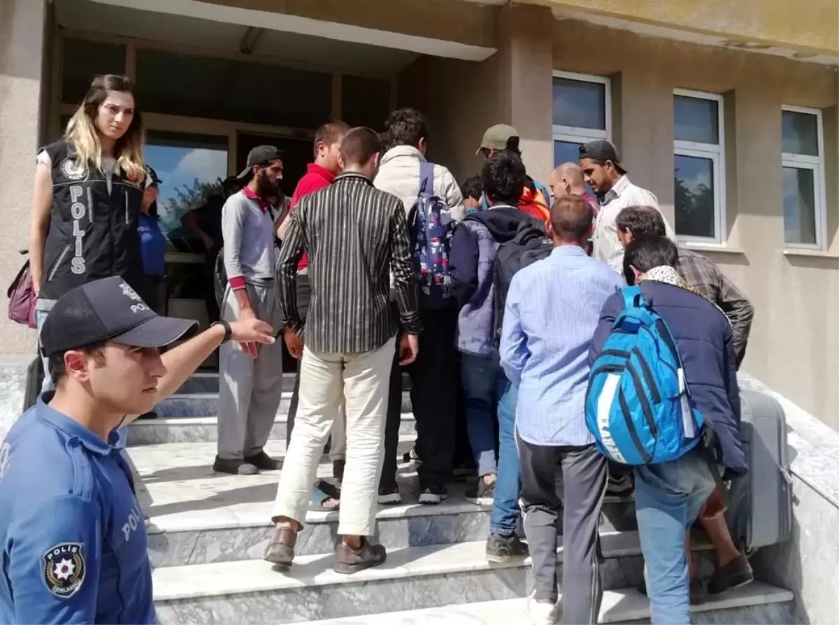 Tekirdağ'da 40 kaçak göçmen yakalandı