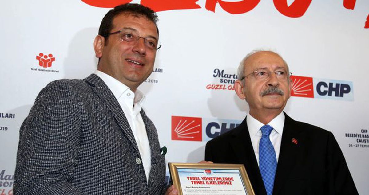 CHP'nin 7 ilkesinin yer aldığı çerçevenin ilki Ekrem İmamoğlu'na