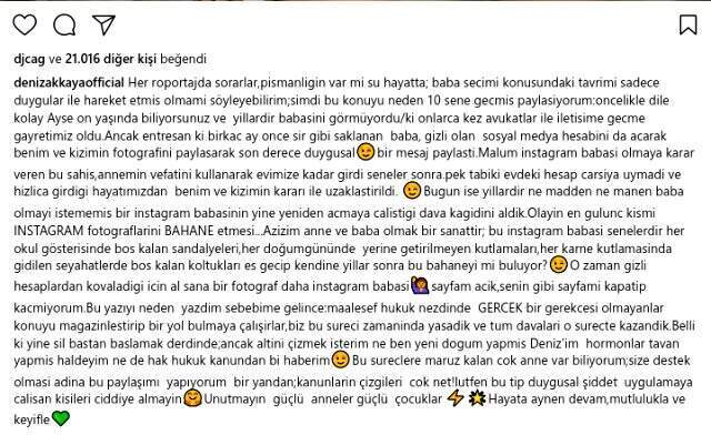 Kızıyla bikinili pozlarını paylaşan Deniz Akkaya'ya eski eşinden dava