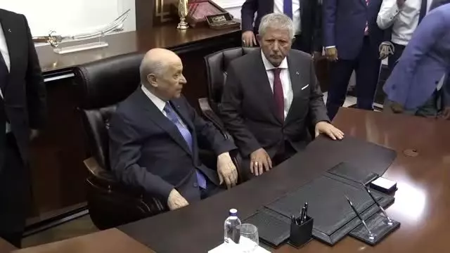 MHP Genel Başkanı Bahçeli, Amasya Belediyesini ziyaret etti MHP Genel Başkanı Bahçeli, Amasya Belediyesini ziyaret etti