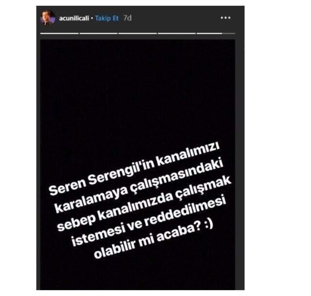 Acun Ilıcalı'dan kendisini eleştiren Seren Serengil'e cevap verdi