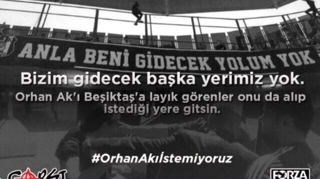 Beşiktaşlı bir grup taraftar Orhan Ak ile fotoğraf çektirdi!