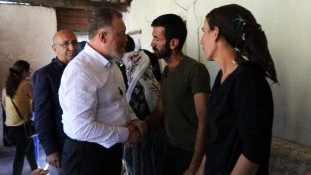 HDP Eş Genel Başkanı Temelli Tunceli'de