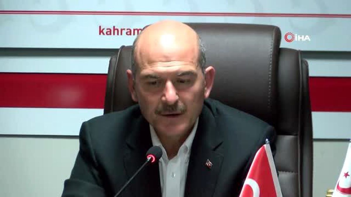İçişleri Bakanı Süleyman Soylu Sivricehöyük Geçici Barınma Merkezi