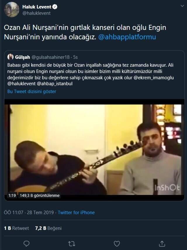 Ozan Ali Nurşani, oğlu Engin Nurşani'nin kanser olduğunu açıkladı