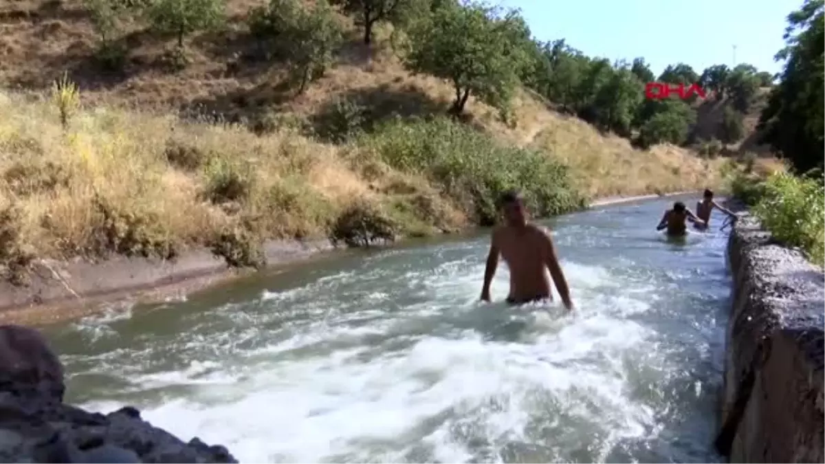 BİNGÖL Sulama kanalında tehlikeli serinlik