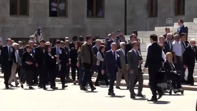 Eski Meclis Başkanı Bozbeyli için TBMM'de cenaze töreni (2)