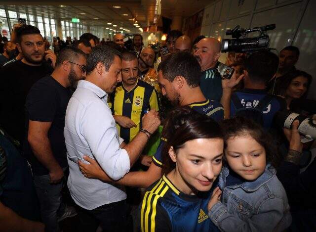 Fenerbahçe'ye Münih'te coşkulu karşılama