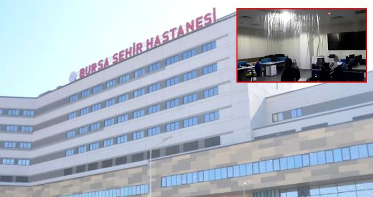 Bursa Şehir Hastanesi'nin bir bölümünü su basmasıyla ilgili İl Sağlık Müdürlüğünden, 'bebek bezi boruları tıkadı' açıklaması geldi.