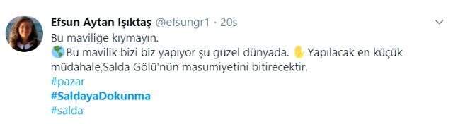 Salda Gölü'ne yapılması planlanan millet bahçesi için sosyal medyada tepkiler çığ gibi büyüyor