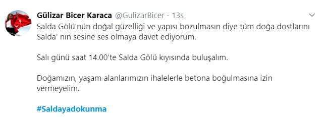 Salda Gölü'ne yapılması planlanan millet bahçesi için sosyal medyada tepkiler çığ gibi büyüyor