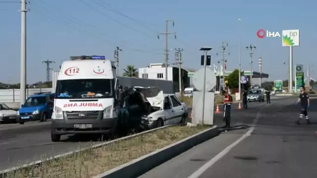 Ambulans ile otomobil çarpıştı, Hava Ambulansı yola indi: 7 yaralı