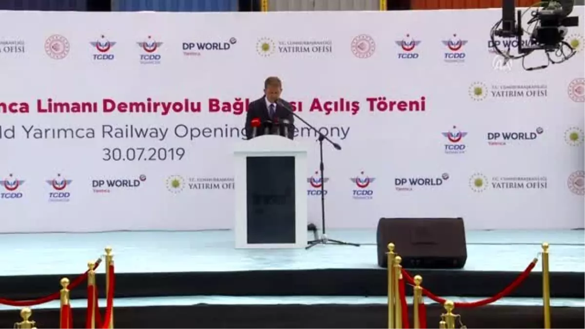 DP World Yarımca Limanı Demiryolu Bağlantısı açıldı
