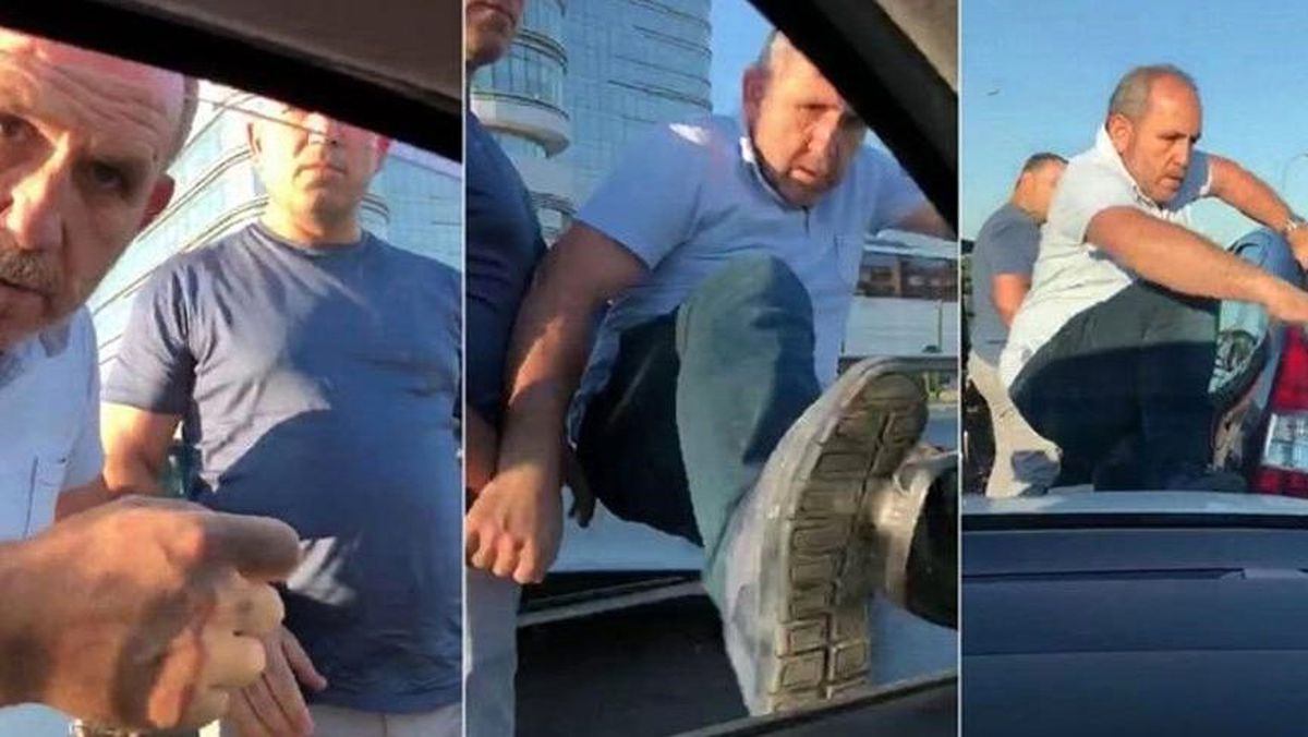 Pendik'te hamile kadının aracına saldıran baklavacı trafik magandalarına ilk duruşmada tahliye