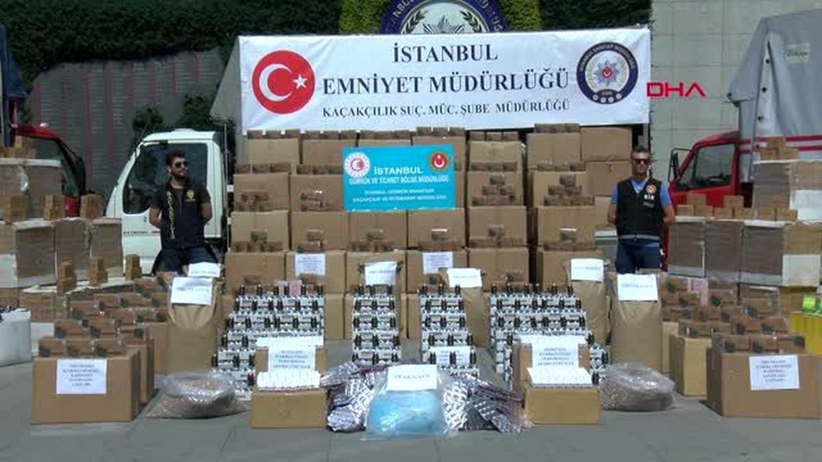 5 İLDE TEFF TOHUMLU ZAYIFLAMA ÇAYI VE CİNSEL GÜÇ ARTIRICI ÜRÜN OPERASYONU KAMERADA