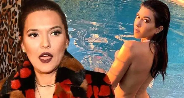 Demet Akalın, Kourtney Kardashian'ın çıplak fotoğrafına ateş püskürdü