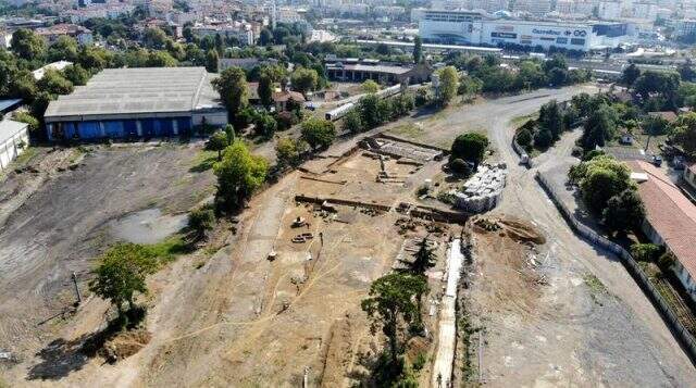 Haydarpaşa'daki kazı alanında bu kez de kilise kalıntıları bulundu