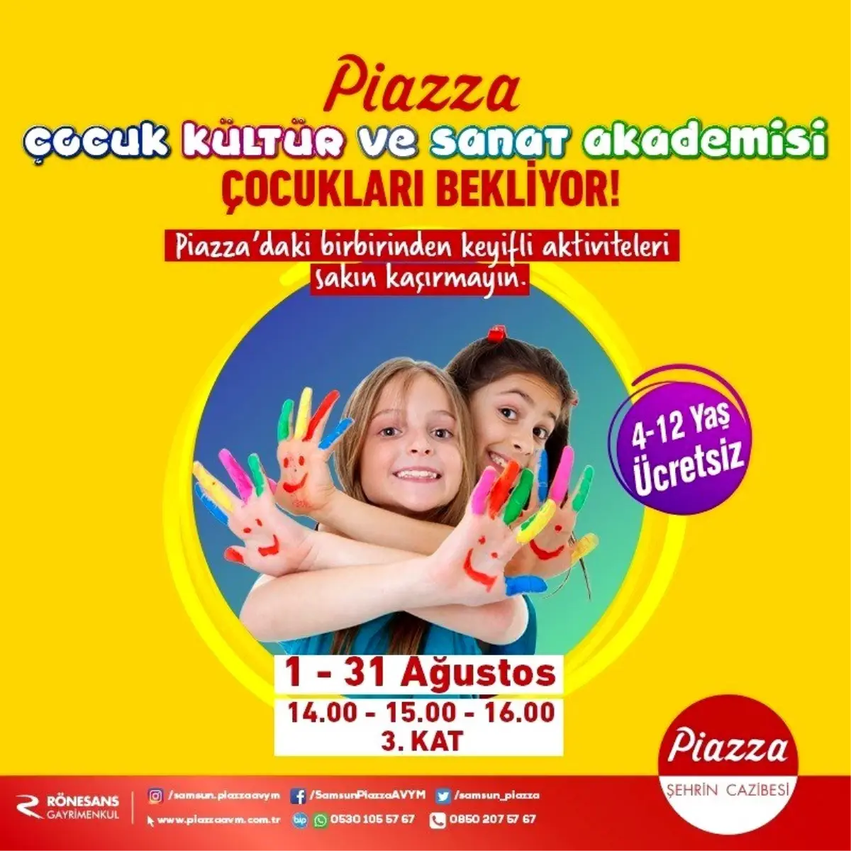 Piazza kültür sanat akademisi başlıyor