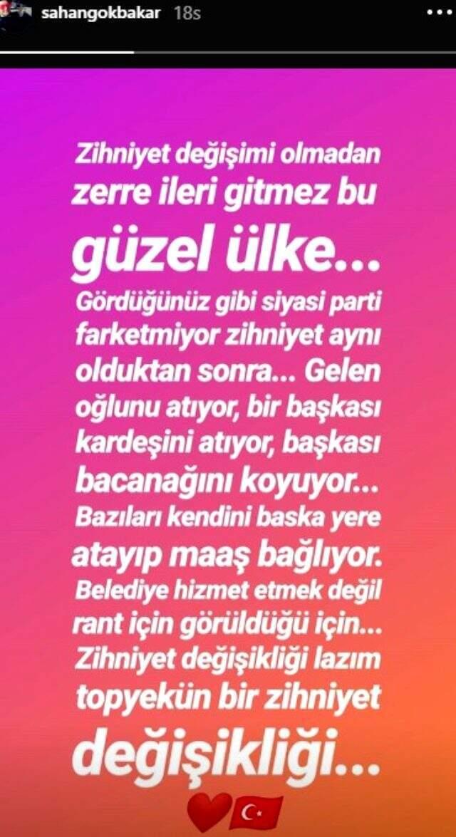 Şahan Gökbakar'dan dikkat çeken paylaşım: Zihniyet değişmez ülke ileri gitmez