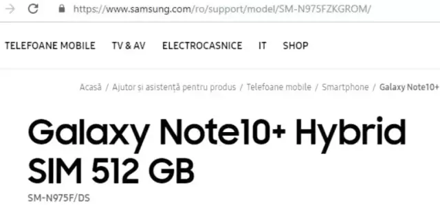 Samsung Galaxy Note 10 Plus Yanlışlıkla Ortaya Çıktı Samsung Galaxy Note 10 Plus Yanlışlıkla Ortaya Çıktı