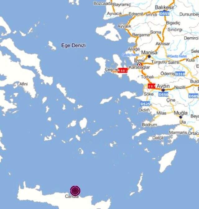 Son dakika! Ege Denizi'nde 4,6 büyüklüğünde deprem