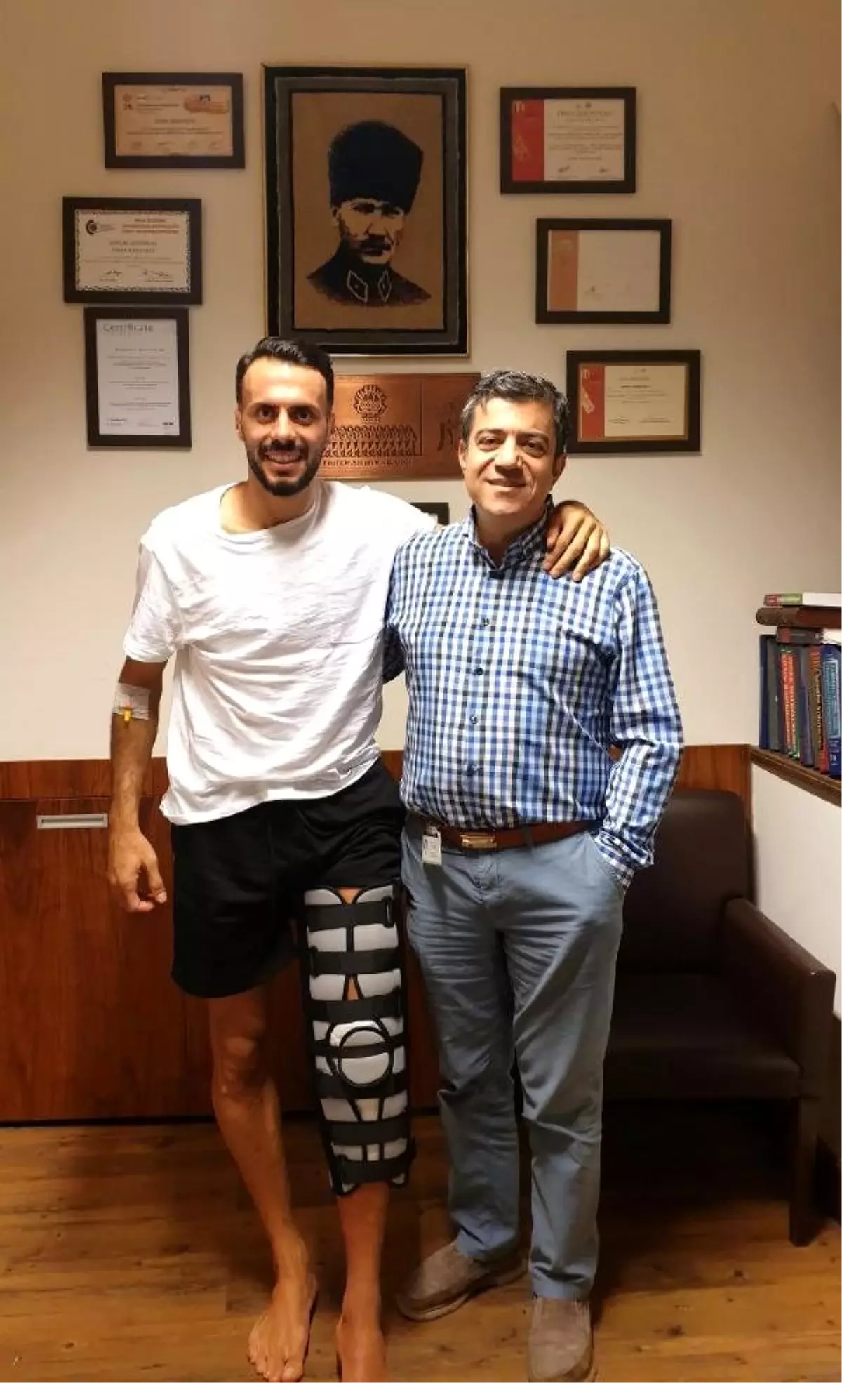 Alanyasporlu futbolcu Lokman, Kayseri'de ameliyat oldu