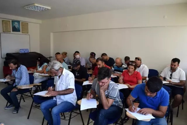 Aliağa'da esnaflık ve kalfalık sınavı