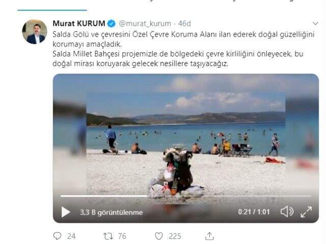 Bakan Kurum'dan 'Salda Gölü' açıklaması: Gelecek nesillere taşıyacağız