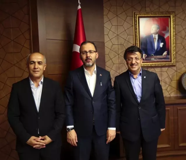 Başkan Türkmenoğlu, Bakan Kasapoğlu ile görüştü