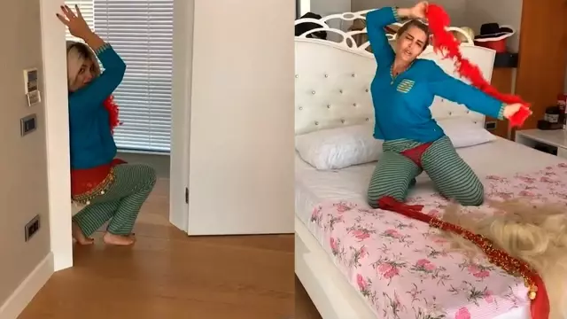 Ela şarkısıyla dans etme videolarına Selin Ciğerci'den yeni yorum