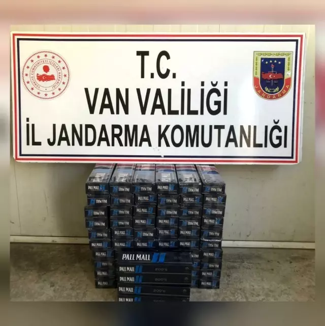 Gevaş'ta 640 paket kaçak sigara ele geçirildi