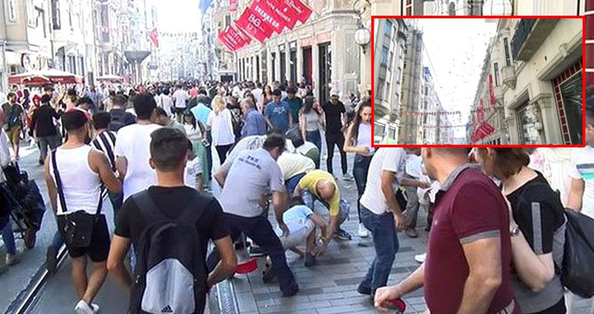 İstiklal'de saçılan paralar, vatandaşları kavga ettirdi