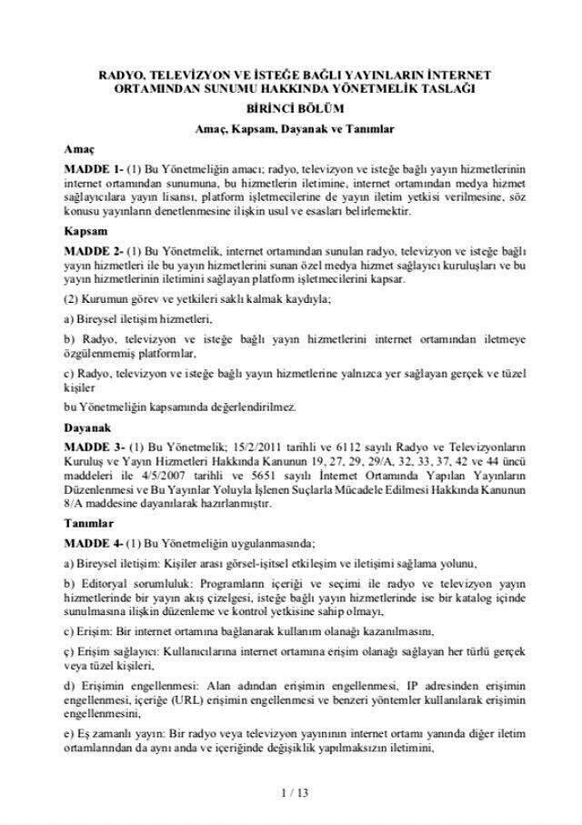 Resmi Gazete'de yayımlandı: İnternet üzerinden yayın yapan platformlara RTÜK denetimi