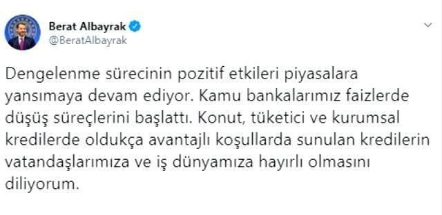 Son dakika! bakanimiz Albayrak'tan bankaların ev kredisi Getiriyi indirimine evvel yorum